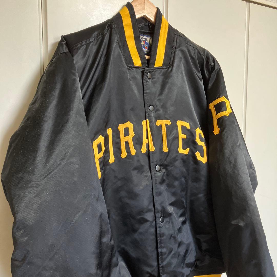 H*e様 90年代　MLBピッツバーグパイレーツのサテンジャケット　クーパースタ