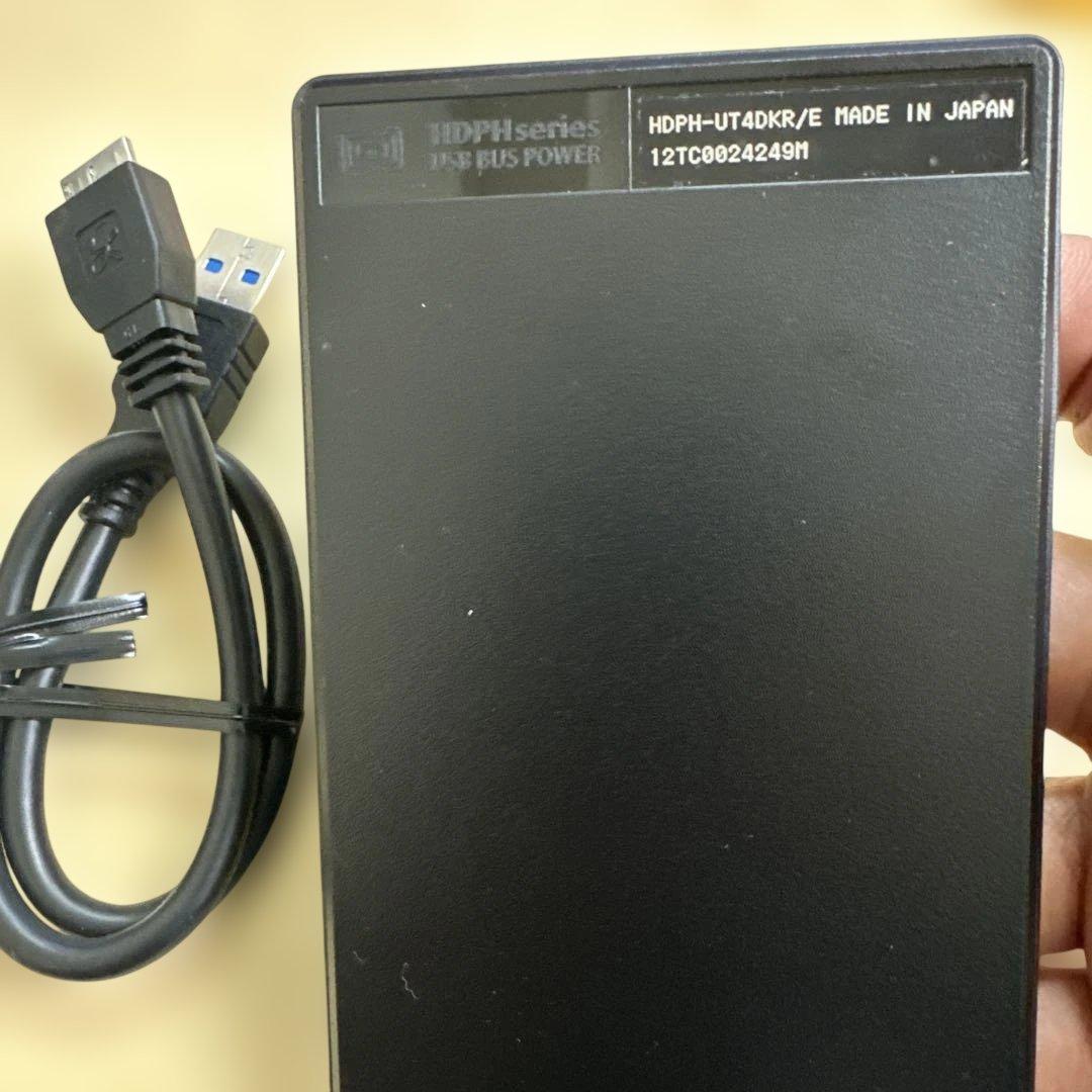 33.ほぼ未使用PS5テレビ録画windowsPCMac用ポータブルHDD4TB