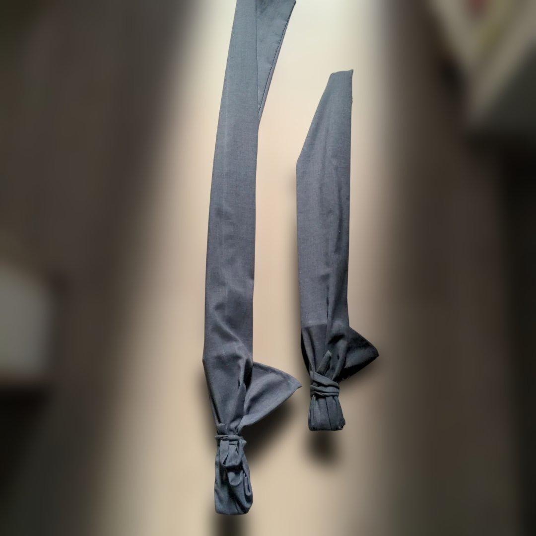 模造刀2本セット　黒　布製ケース付き