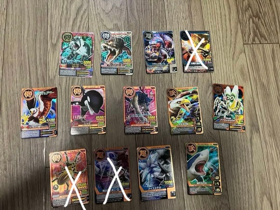 アニマルカイザー　ジーク等12枚セット