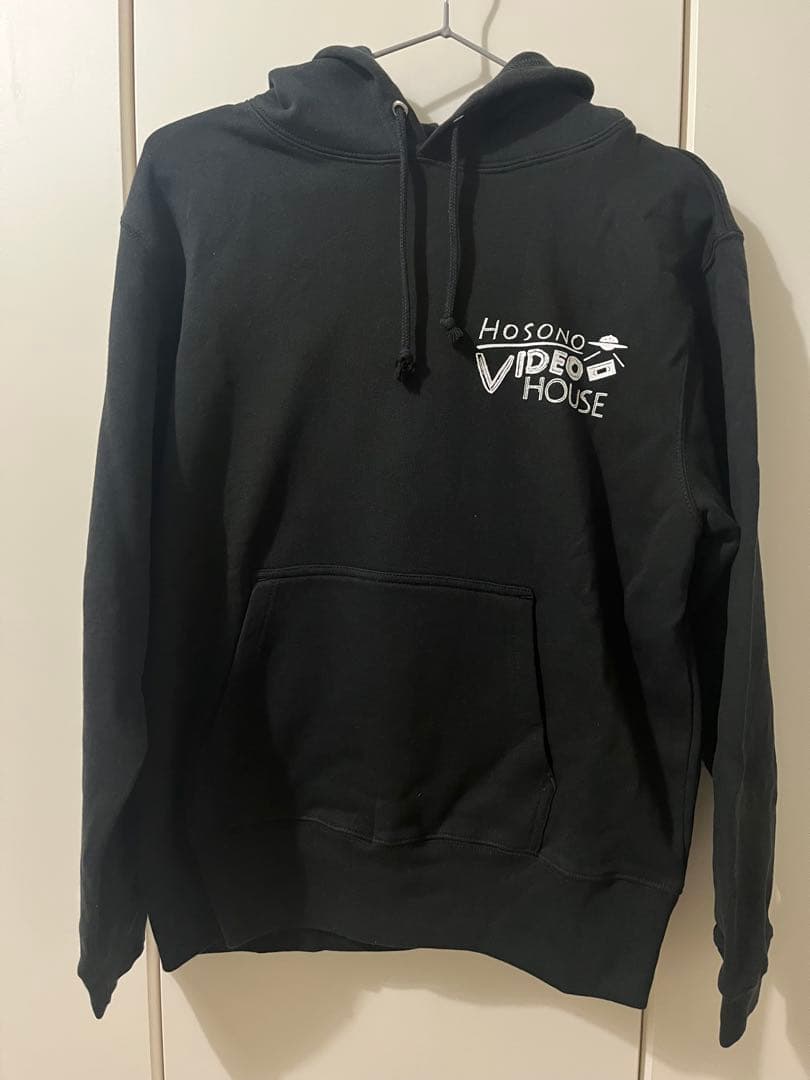 HOSONO VIDEO HOUSE フーディ ブラック　Sサイズ