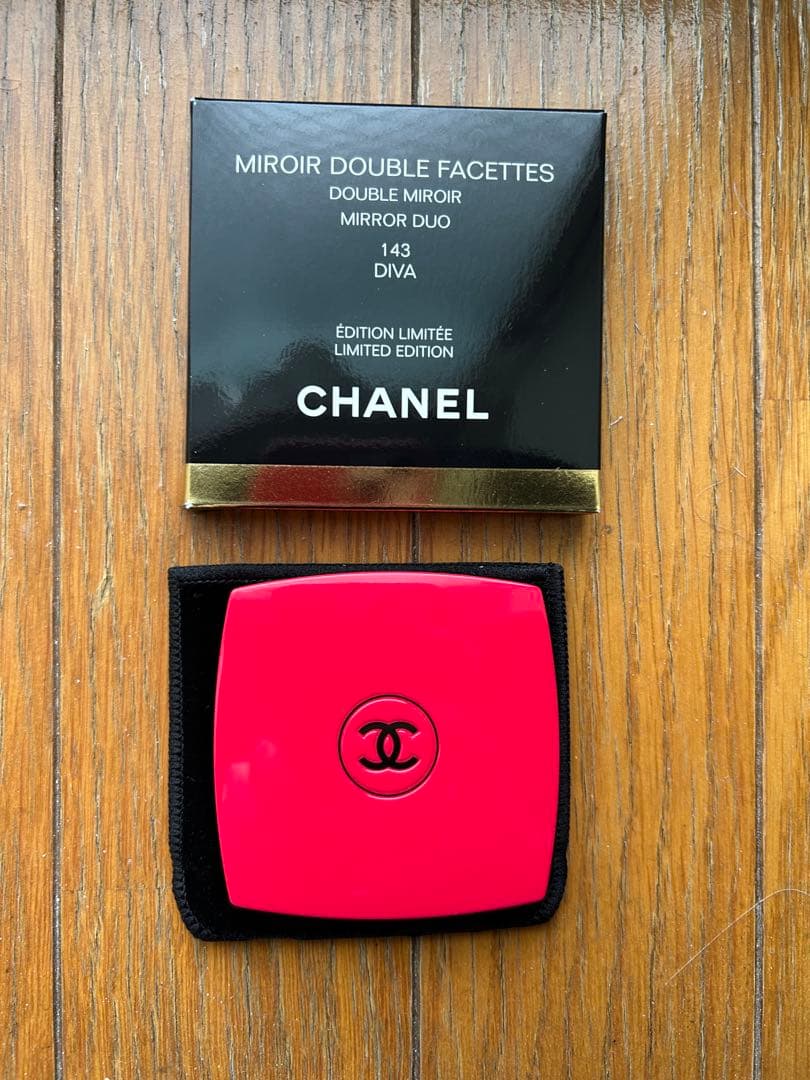 メイク道具・化粧小物 CHANEL Miroir Double Facettes 143 Diva