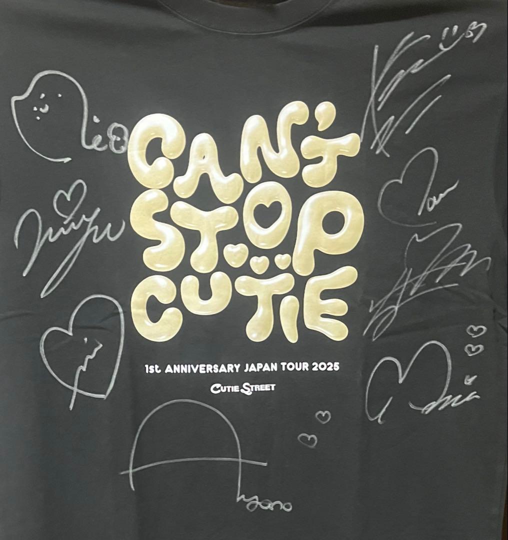 きゅーすと　初全国ツアー　Ａ賞　サイン入りTシャツ