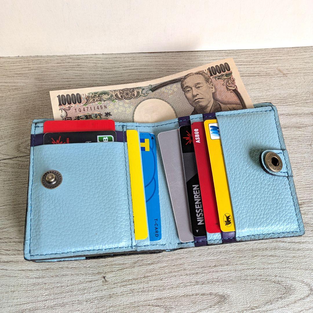 kana ボックス型小銭入れ折り財布