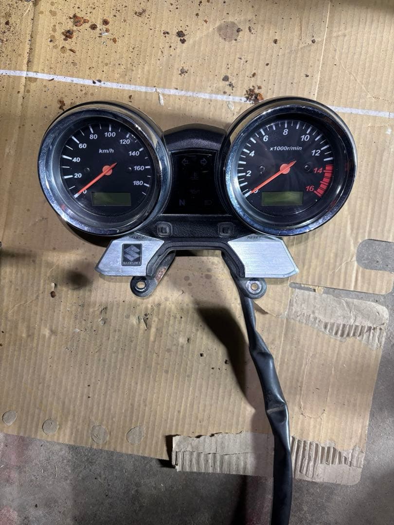 スズキインパルス400 メーターパネル一式　GK7CA 平成20年10800キロ