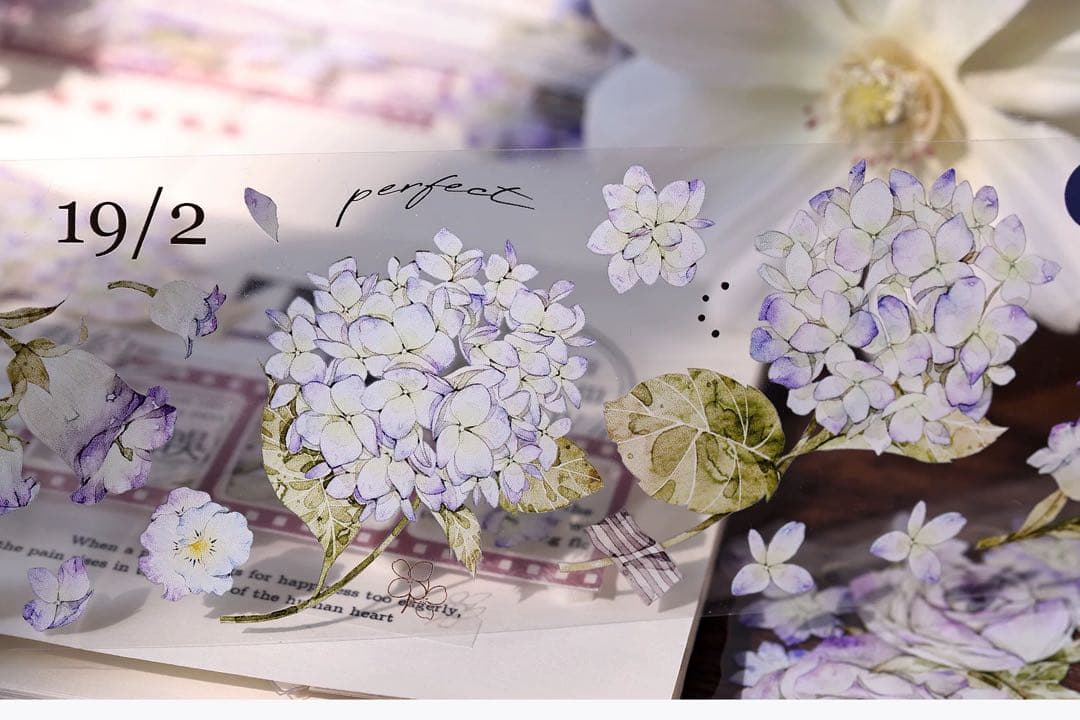 ⭐️SALE⭐️小白家文創《幻紫》海外マスキングテープ　マステ 【2207】