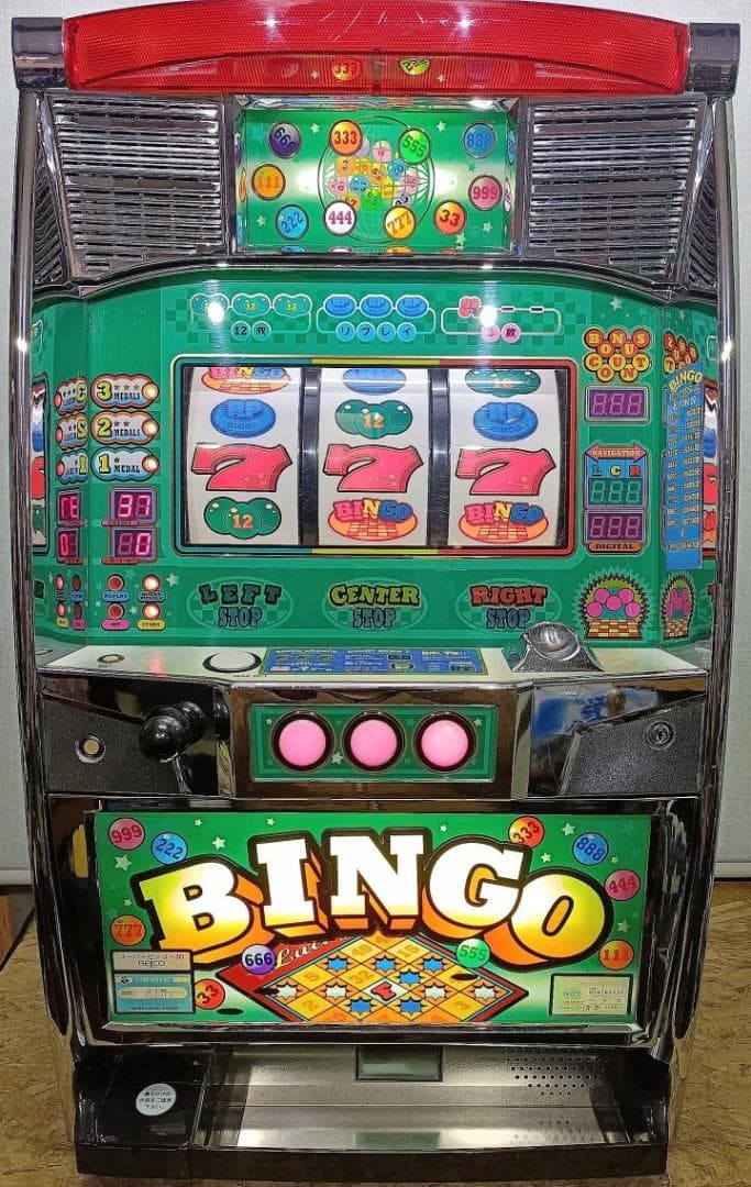 【パチスロ実機】ベルコ★スーパービンゴ３０【フルオートプレイ付不要機付】