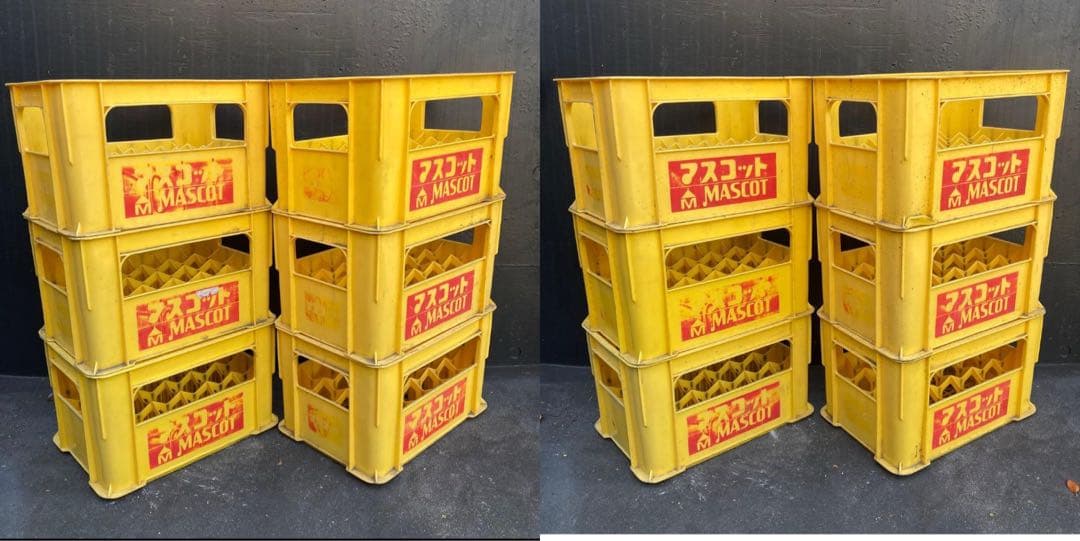 専用です。ジュース瓶ケース 12個　コンテナ　ケース　ボックス　ビールケース③