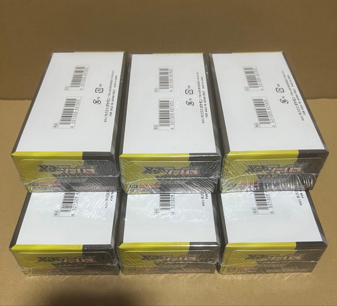 ポケモンカードゲームMEGA　ドリームex シュリンク付き　6BOX
