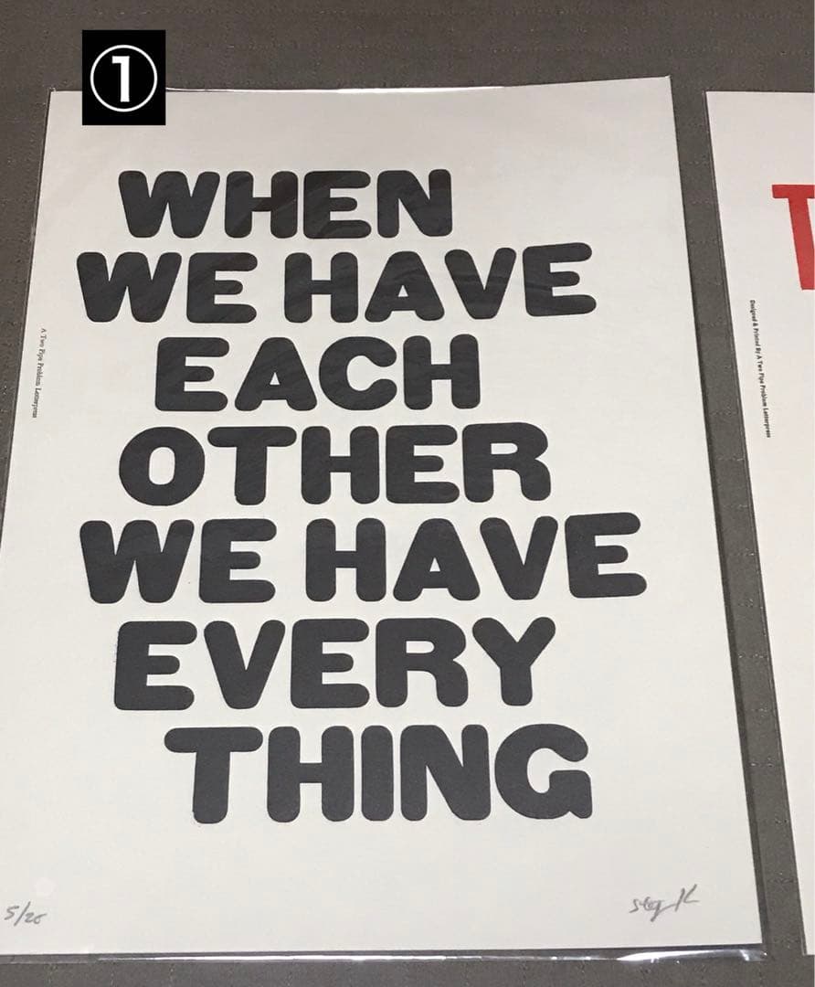 新品　2枚組　Stephen Kenny活版印刷 U.K. タイコグラフィー