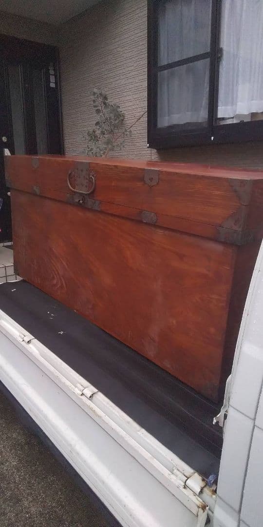 木製シンプル箱型収納