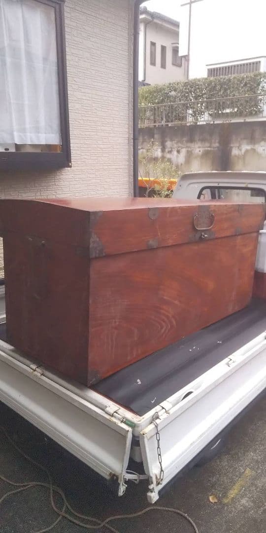 木製シンプル箱型収納