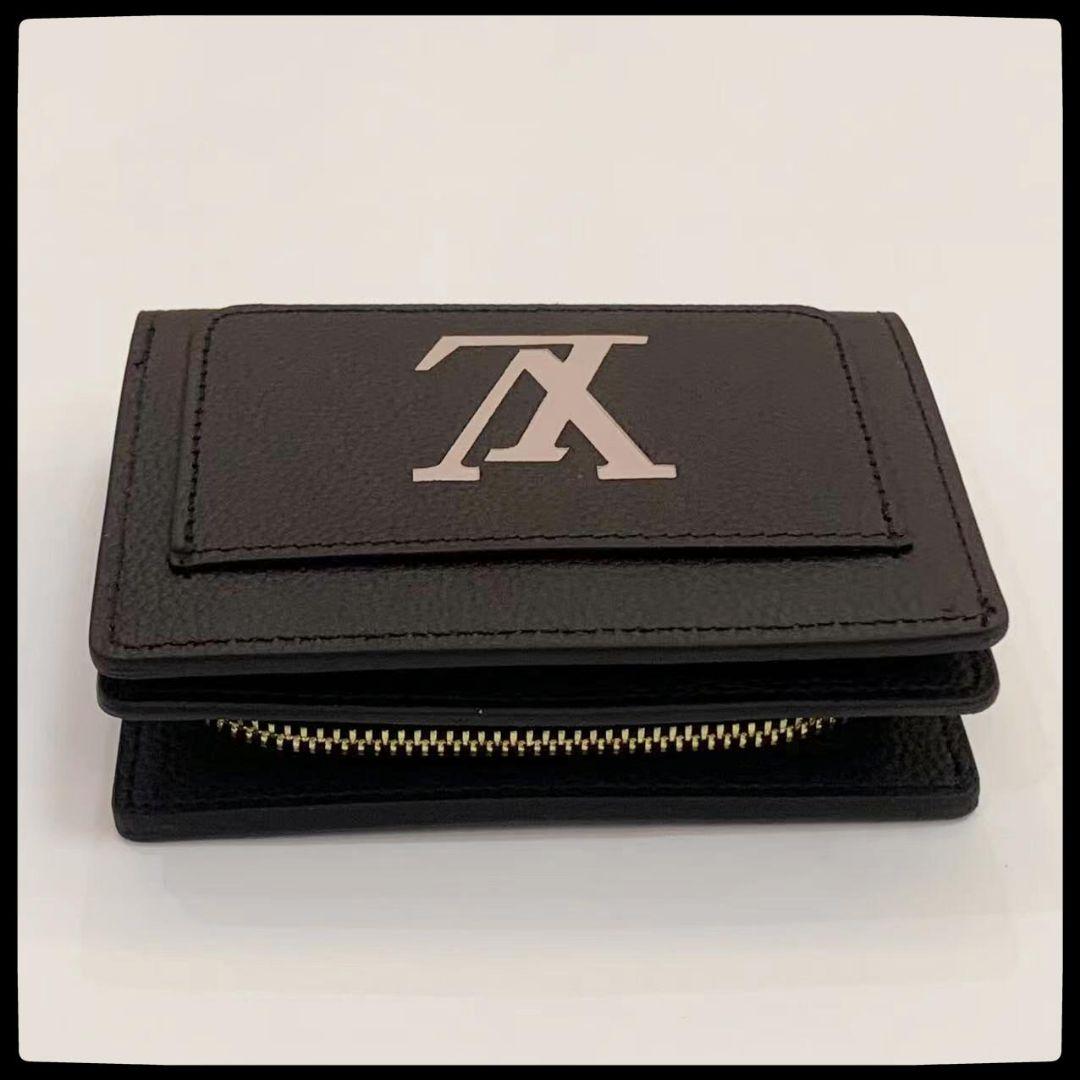 【 箱付き】 二つ折り財布 ブラック