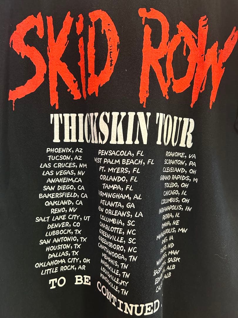 ミュージシャン '2003 SKID ROW \"Thickskin Tour\" L single