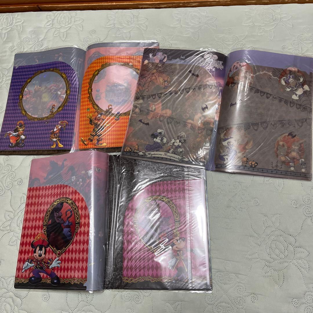 ディズニー クリアファイル(ディズニーランド&ディズニーシー)ハロウィン 21点
