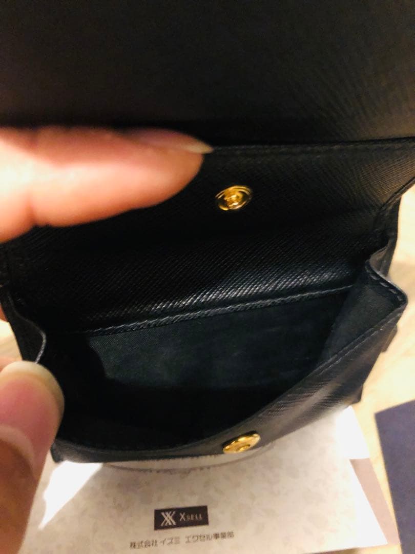 PRADA サフィアーノレザー 二つ折り財布 (ICチップ(RFID)搭載)