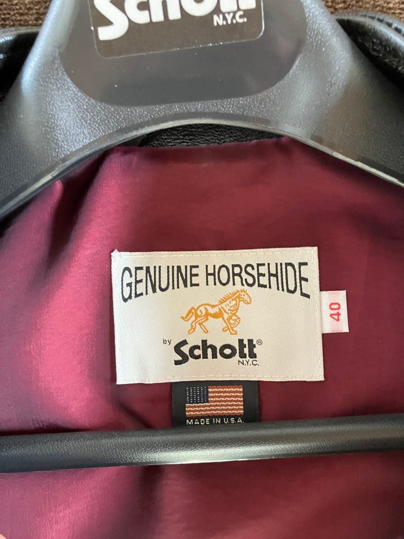schott ショット　641xxh 40サイズ　ライダースジャケット