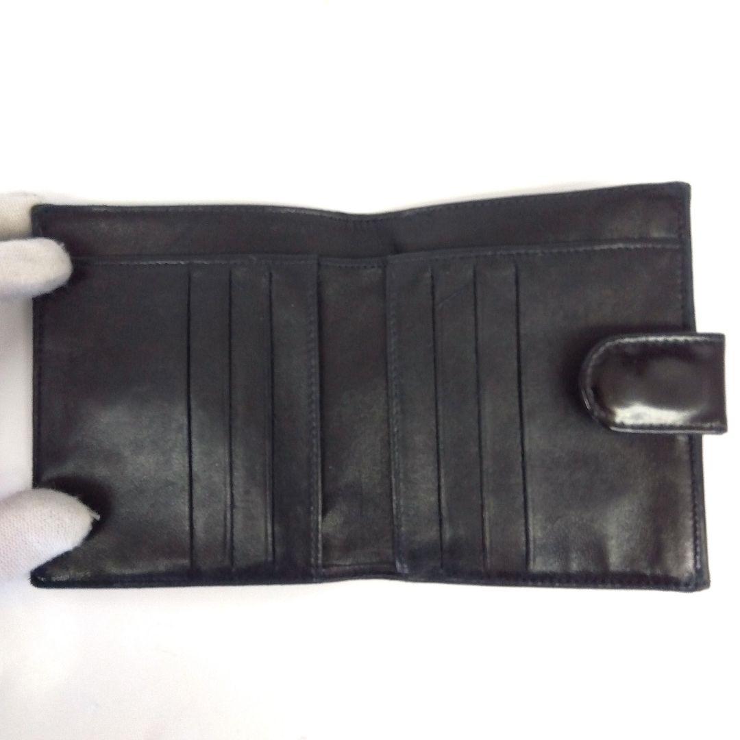 LK04 シャネル ココマーク Wホック財布 シール付き ゴールド金具