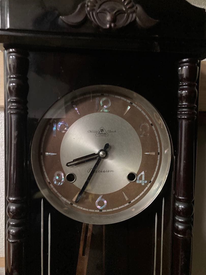 希少チンチャン柱時計 栄計舎 稼働中