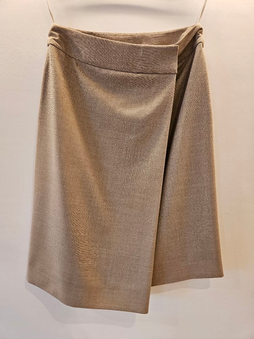 HERMÈS ベージュ スカート サイズ38