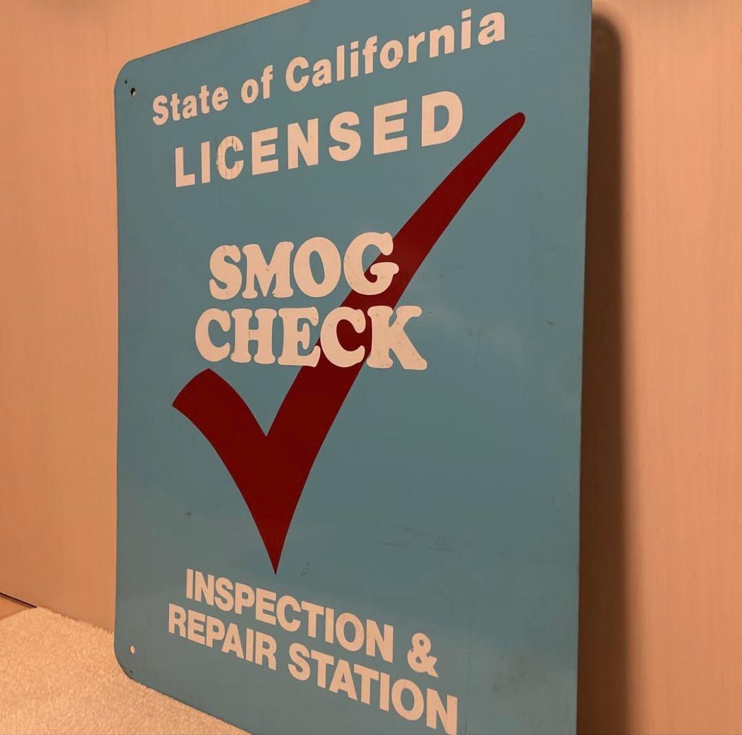 ビンテージ カリフォルニア スモッグチェック 看板