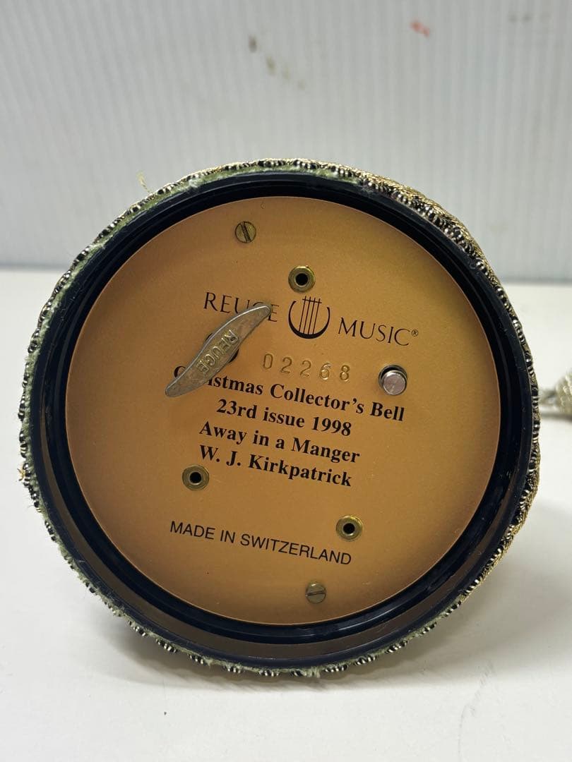 Reuge リュージュ クリスマスコレクターズ オルゴールベル 4個セット売り