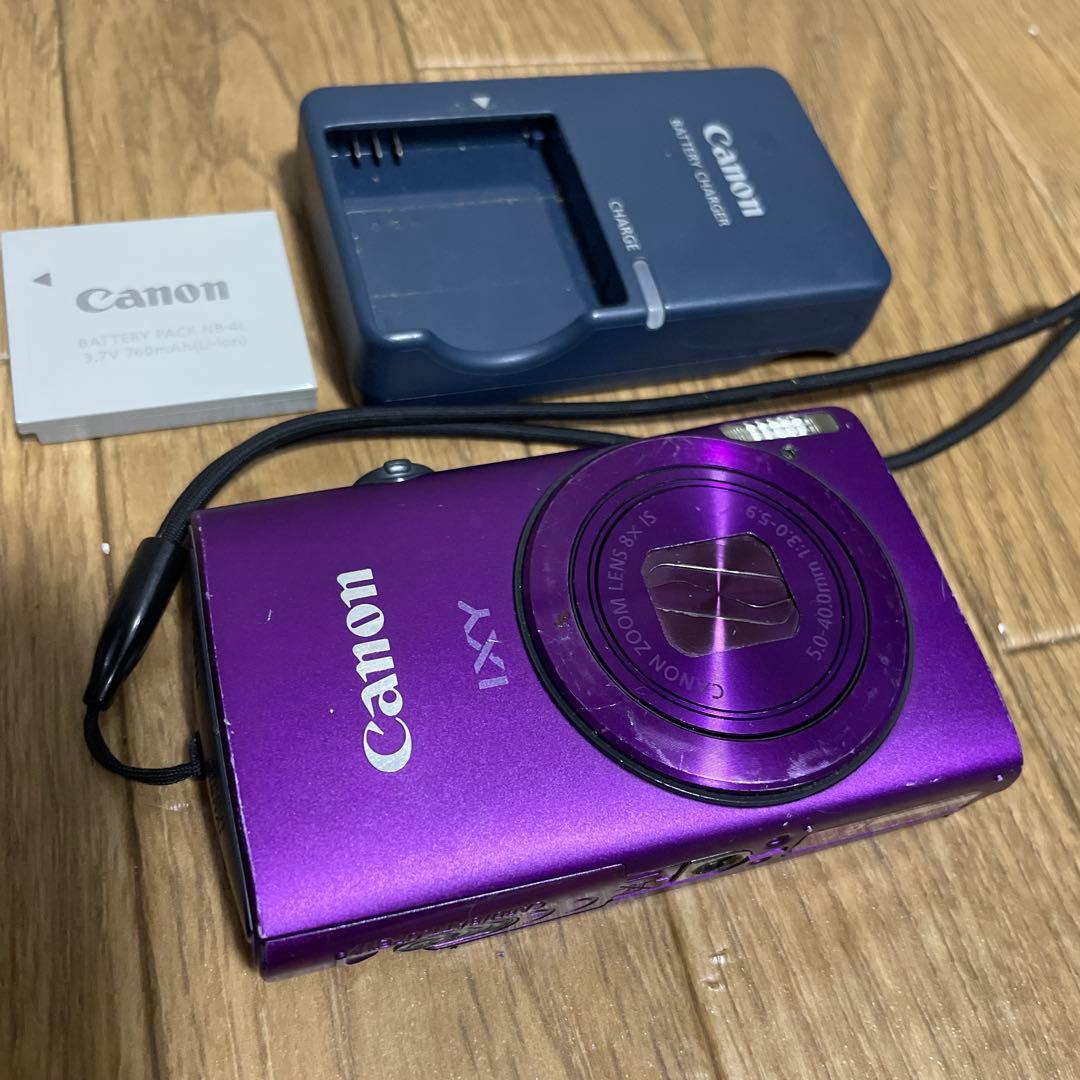 ジャンクCanon IXY600F コンパクトデジタルカメラ パープル