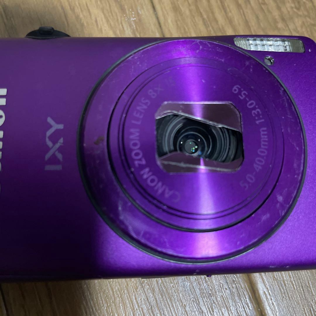 ジャンクCanon IXY600F コンパクトデジタルカメラ パープル