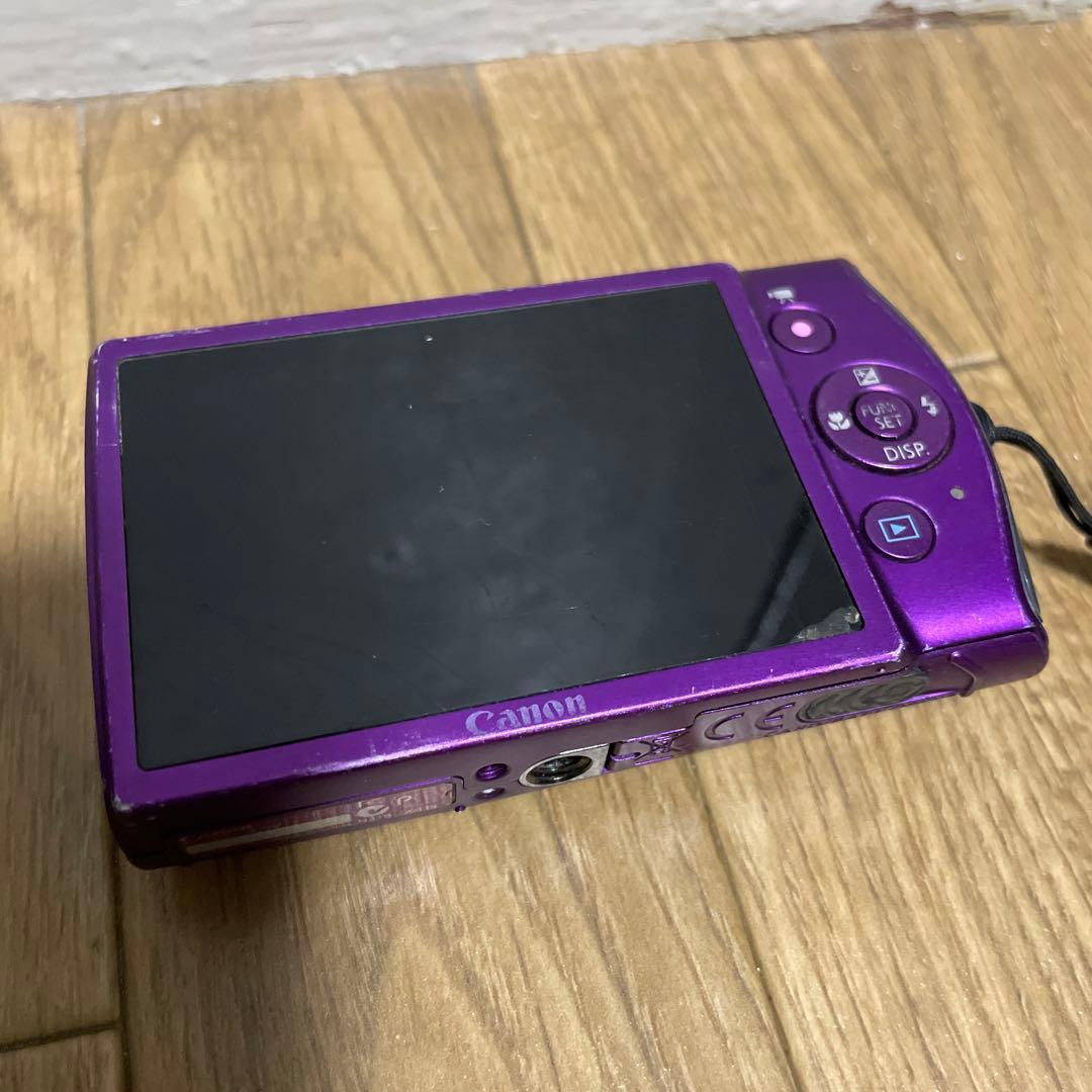 ジャンクCanon IXY600F コンパクトデジタルカメラ パープル