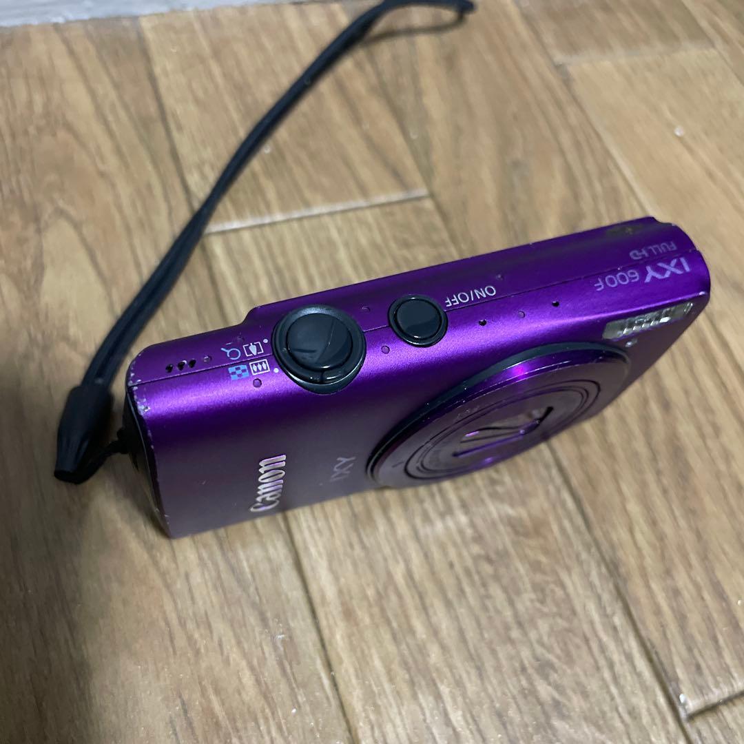 ジャンクCanon IXY600F コンパクトデジタルカメラ パープル
