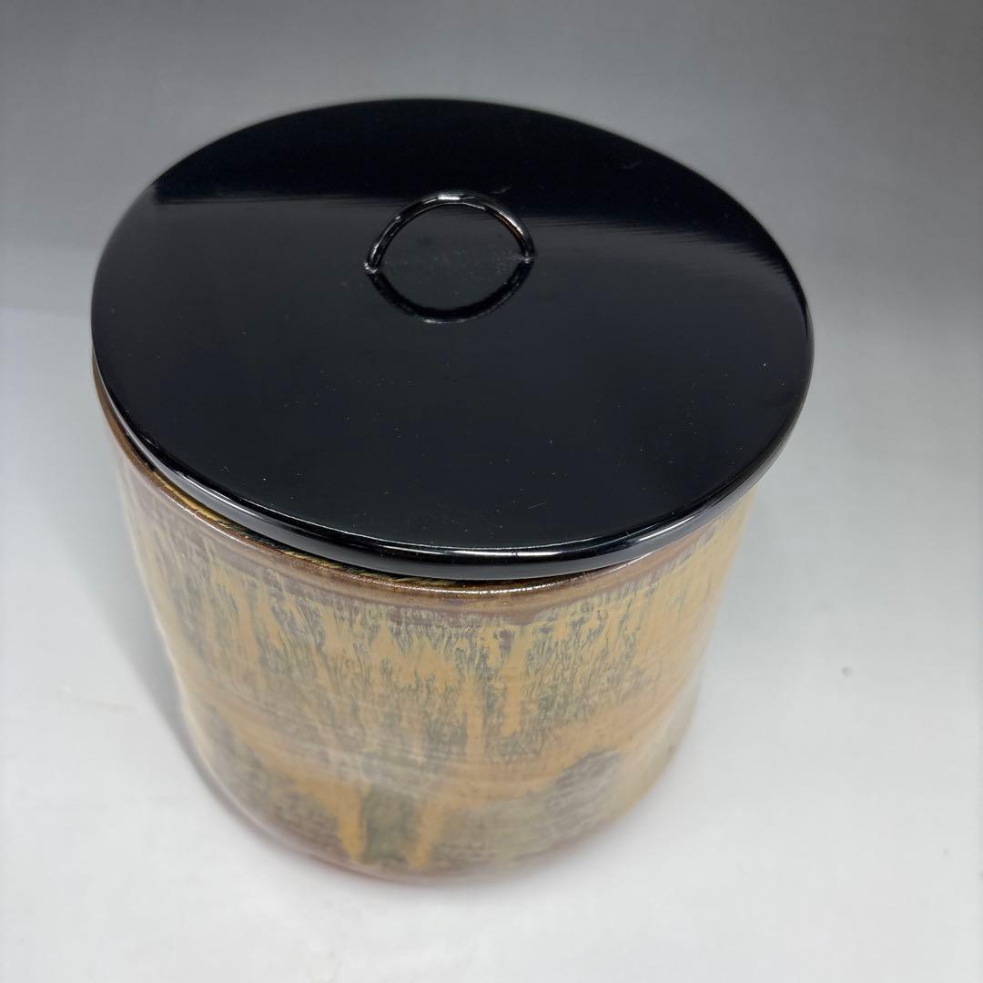 【茶道具】味楽造　高取水指（共箱）★送料込★