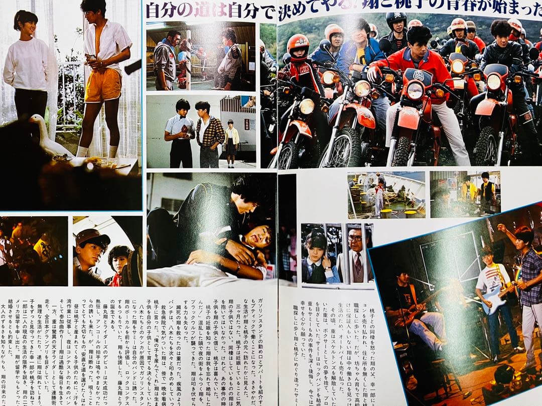 【4冊セット】映画パンフレット　たのきんトリオ　田原俊彦　近藤真彦　野村義男