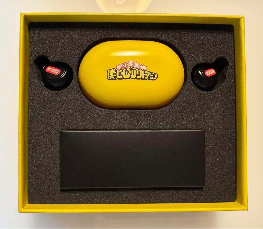僕のヒーローアカデミア ワイヤレスイヤホン ヒーローVer. 【美品】 ヒロアカ