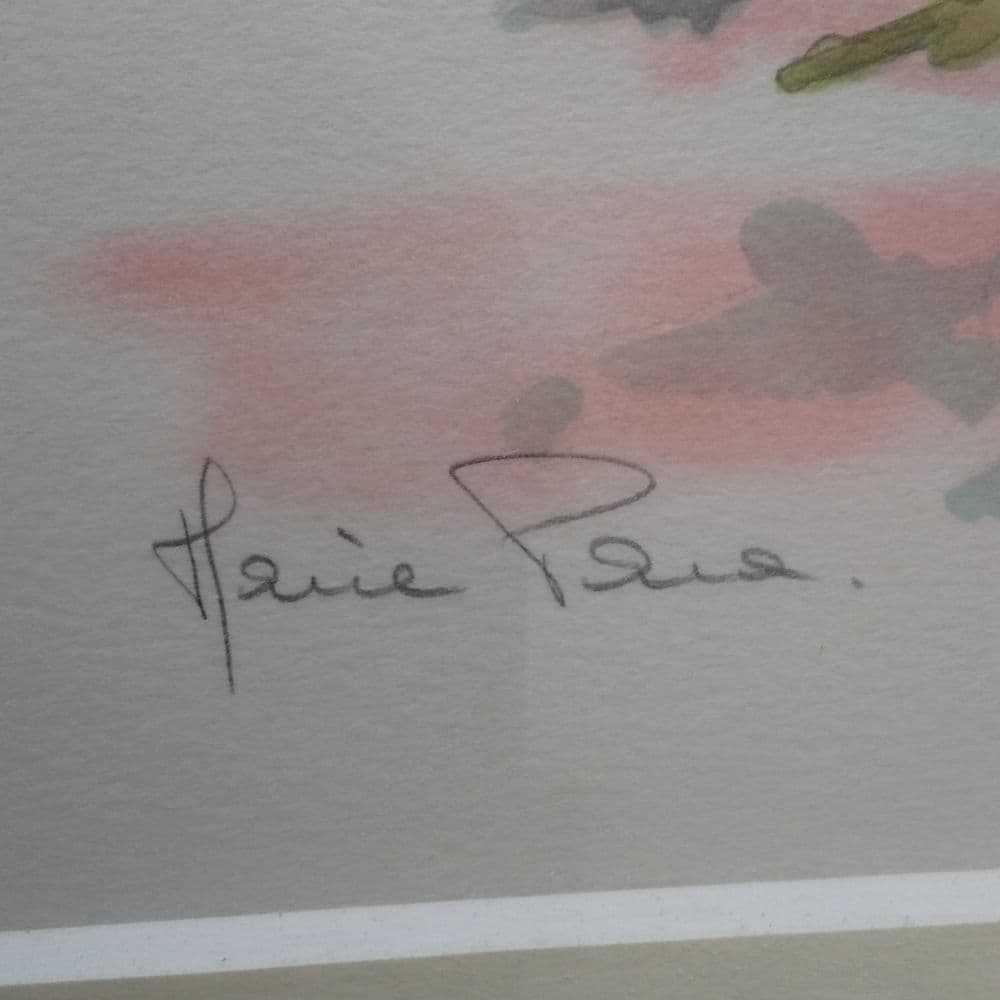 絵画 リトグラフ バラ マリーパラ作