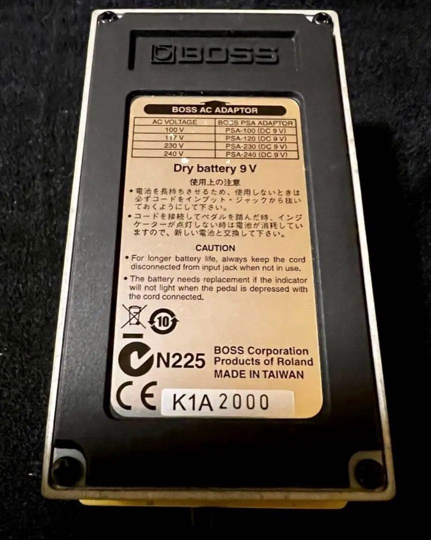 【美品】完動品 BOSS OverDrive OD-3 ギターエフェクター