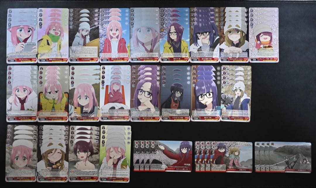 ヴァイスシュヴァルツ ゆるキャン△ デッキ＋パーツまとめ売り 大量セット