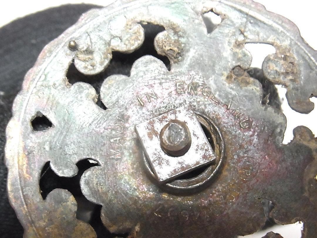 イギリス アンティーク家具用 引き手 6個 ヴィクトリアン様式 装飾金具 パーツ