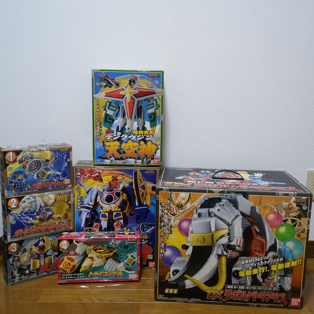バンダイ 忍風戦隊ハリケンジャー　DX旋風神　DX天空神　DXリボルバーマンモス