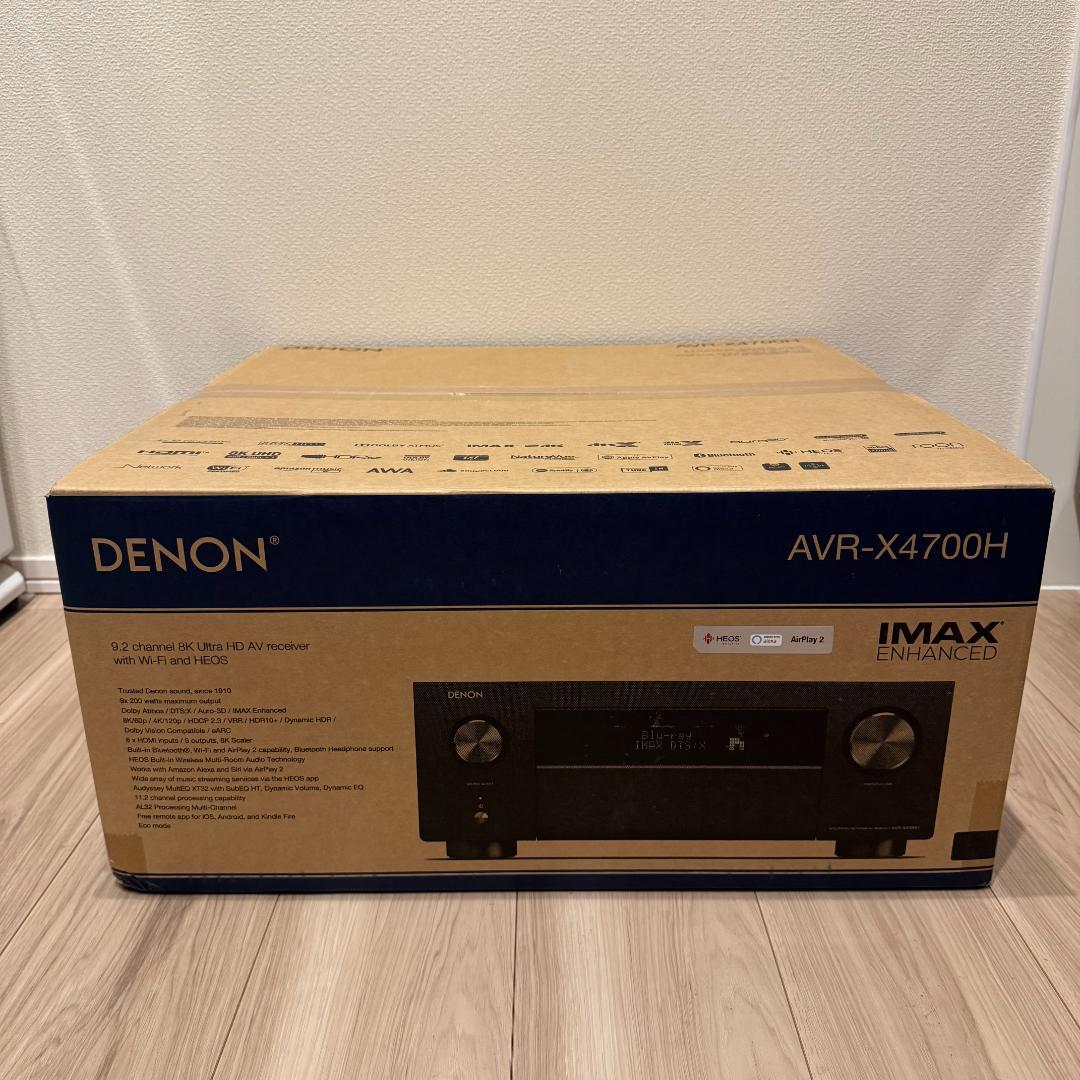 超美品 DENON AVR-X4700H AVアンプ IMAX Enhanced