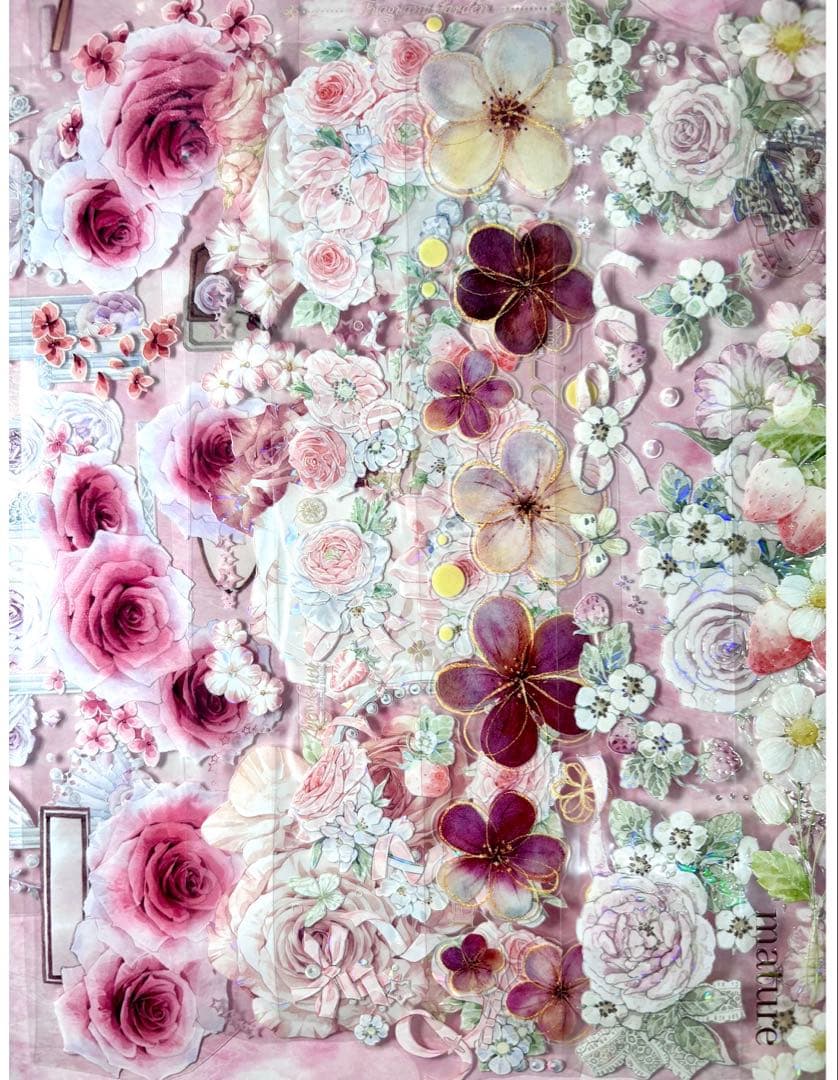 海外PETマステ切り売り20枚セット　マステケース付き　20-ウ-L