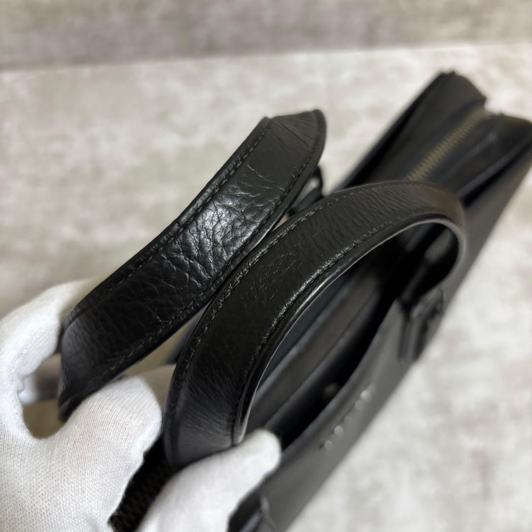 H255 美品✨COACH コーチ　ビジネスバッグ　ハンドバッグ　オールレザー