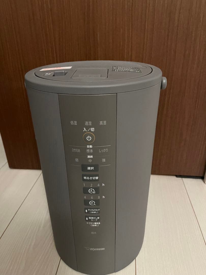 【美品　23年製】象印　スチーム式加湿器　EE-DD50 グレー