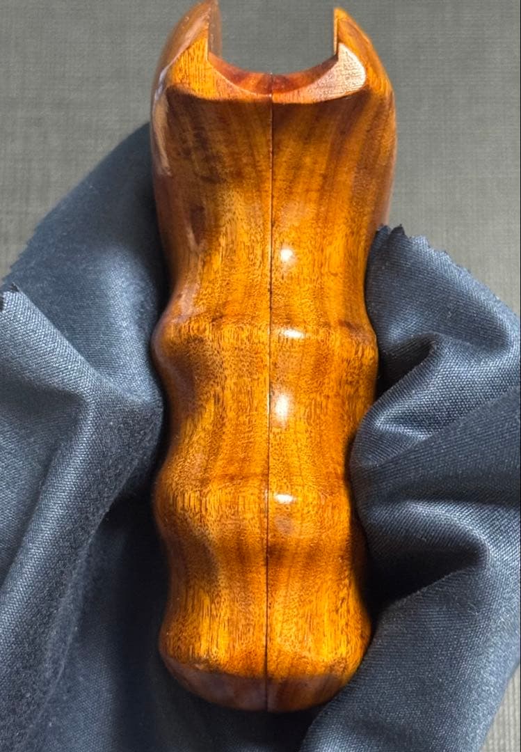 【実物】S&W社純正 ラウンドバット Kフレーム 木製グリップ オーバーサイズ