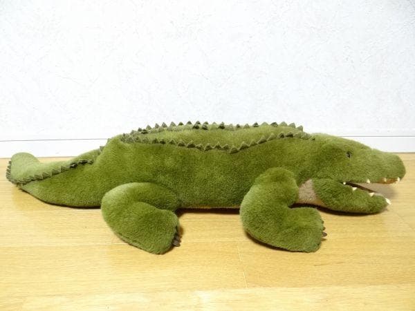 80年代 ビンテージ ナカジマ アリゲーター ワニ ぬいぐるみ レトロ 当時物