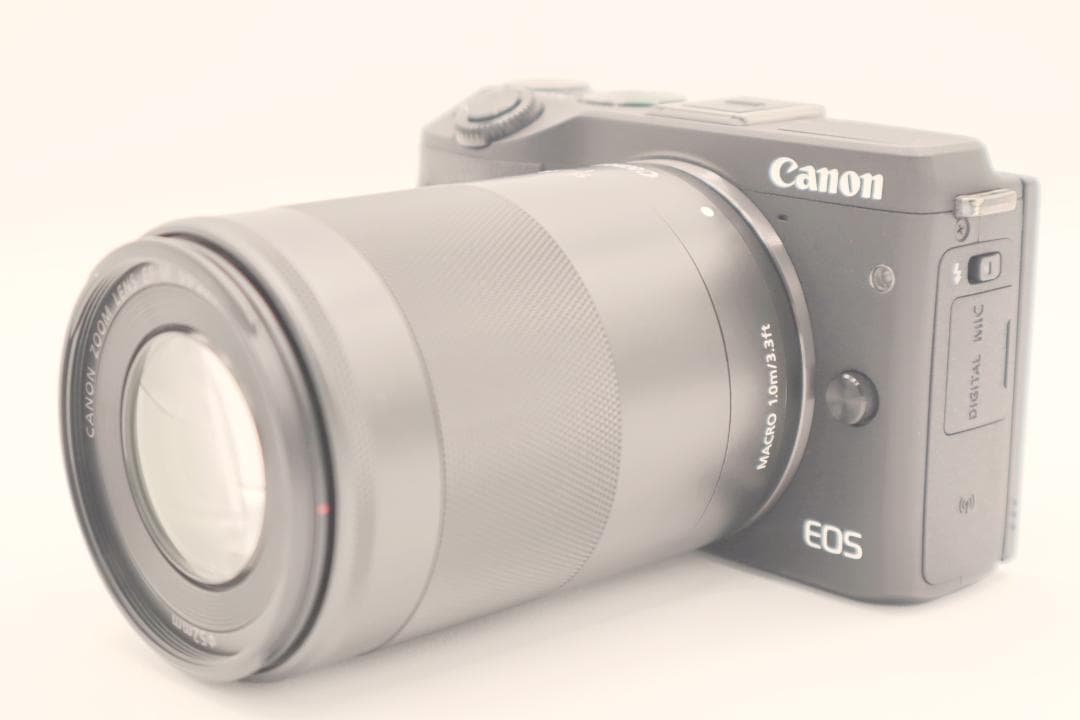 【美品】Canon キヤノン EOS M3 ダブルズームキット ブラック