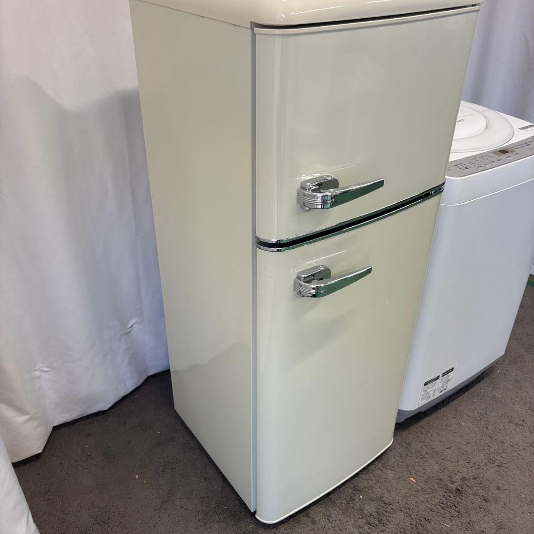90　おしゃれ　レトロ冷蔵庫　洗濯機　7キロ　一人暮らし　SHARP　設置無料