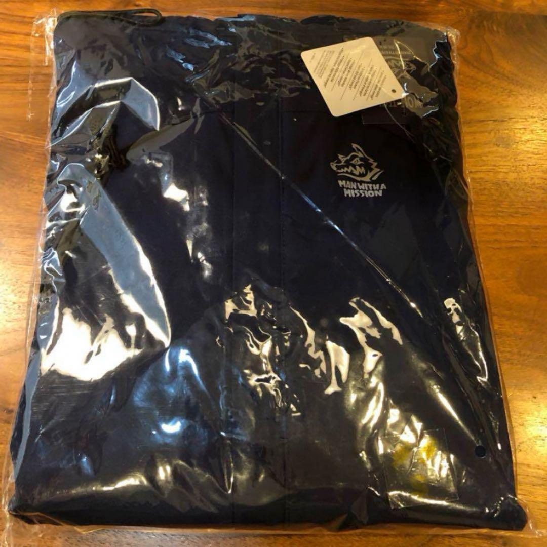 ✨【未使用品】マンウィズ WOLF-TECH JK ネイビー 収納袋付きSサイズ