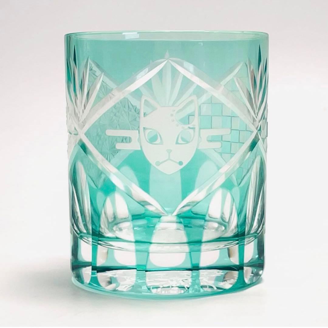 【限定非売品】 鬼滅の刃 炭治郎モデル 江戸切子 グラス コップ Befco