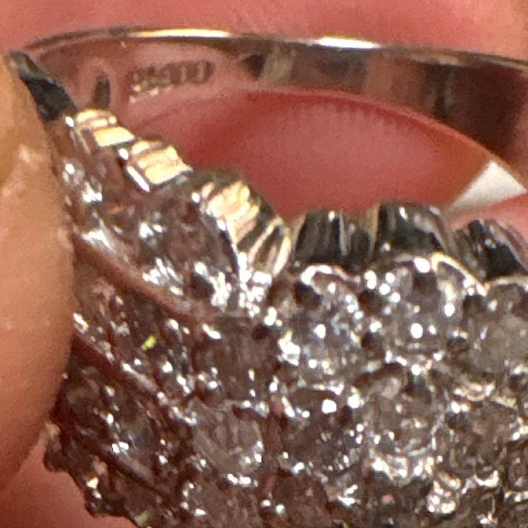 あいかぼち　pt900 1.00ctダイアモンドリング　11.5号