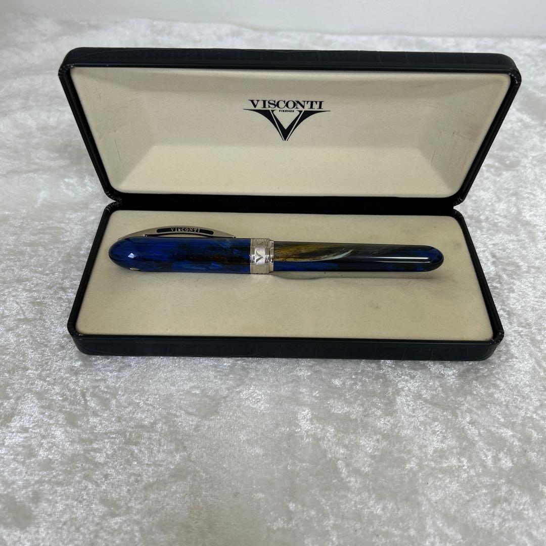 VISCONTI ヴァン・ゴッホ青 万年筆 ケース付き